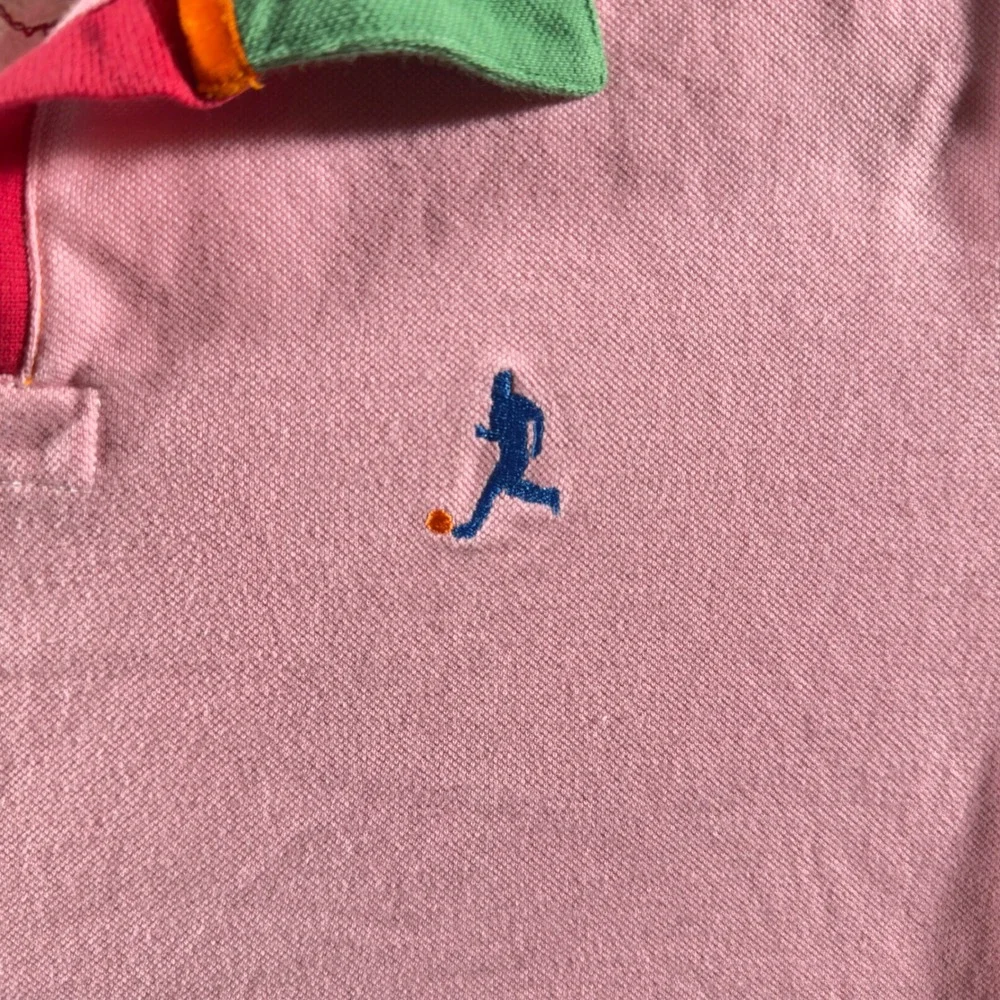 300 | Nike DISKI Polo Shirt Mens Large Limited Issue Colorblock Pink‎